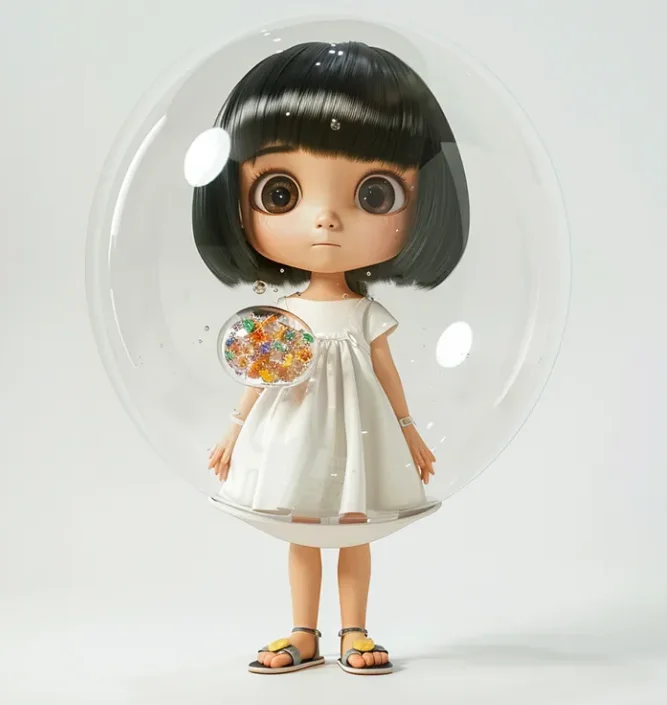 ZXL Wholesale Custom PVC Toy Blind Box Action Figure Hirono