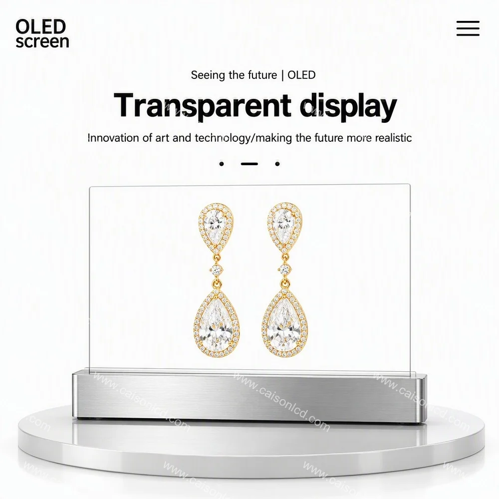 product 30 inch transparent oled screen lw300pxl hrt1 resolution 1366768 touch screens oled transparent digital signage and display752-1