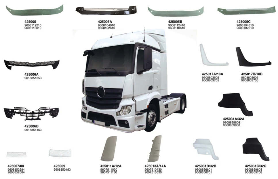 Truck Body Parts for Mercedes Benz Actros MP4 2011 - China Truck Parts,  Truck Spare Parts