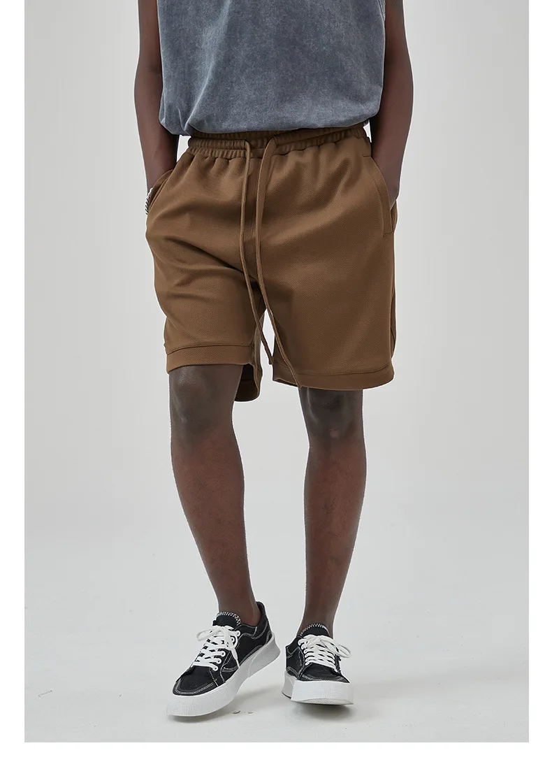 Wholesale 93 Cotton 380 Gsm Threepocket Design Workout Shorts Fitness