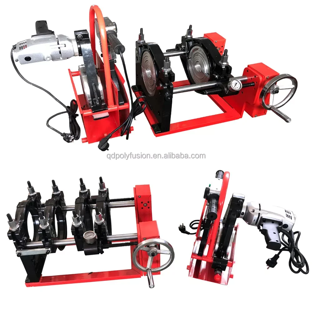 PFW250-4C Welding Machine Hdpe Screw Manual 4 Clamps PE Manual Butt Fusion Thermofusion Welding Machine Price