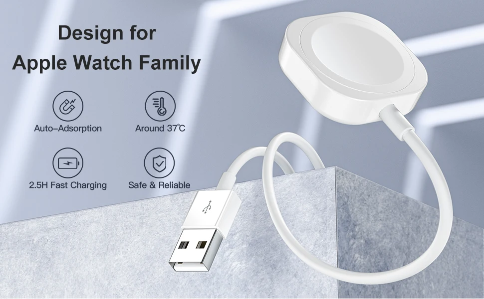 2024 New Usb C Watch Charger Magnetic Portable Wireless Charger To Usb C Cable For Iwatch 9150