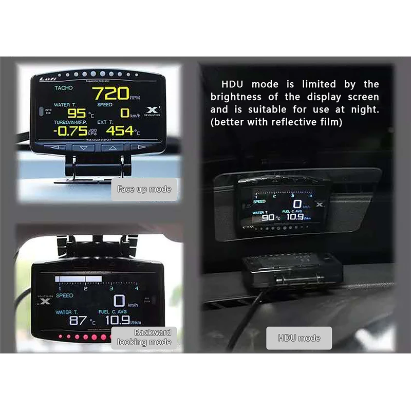 Navihua Lufi X1 OBD2カーゲージブーストスピードメーター Navihua Lufi X1 OBD2カーゲージブーストスピードメーター