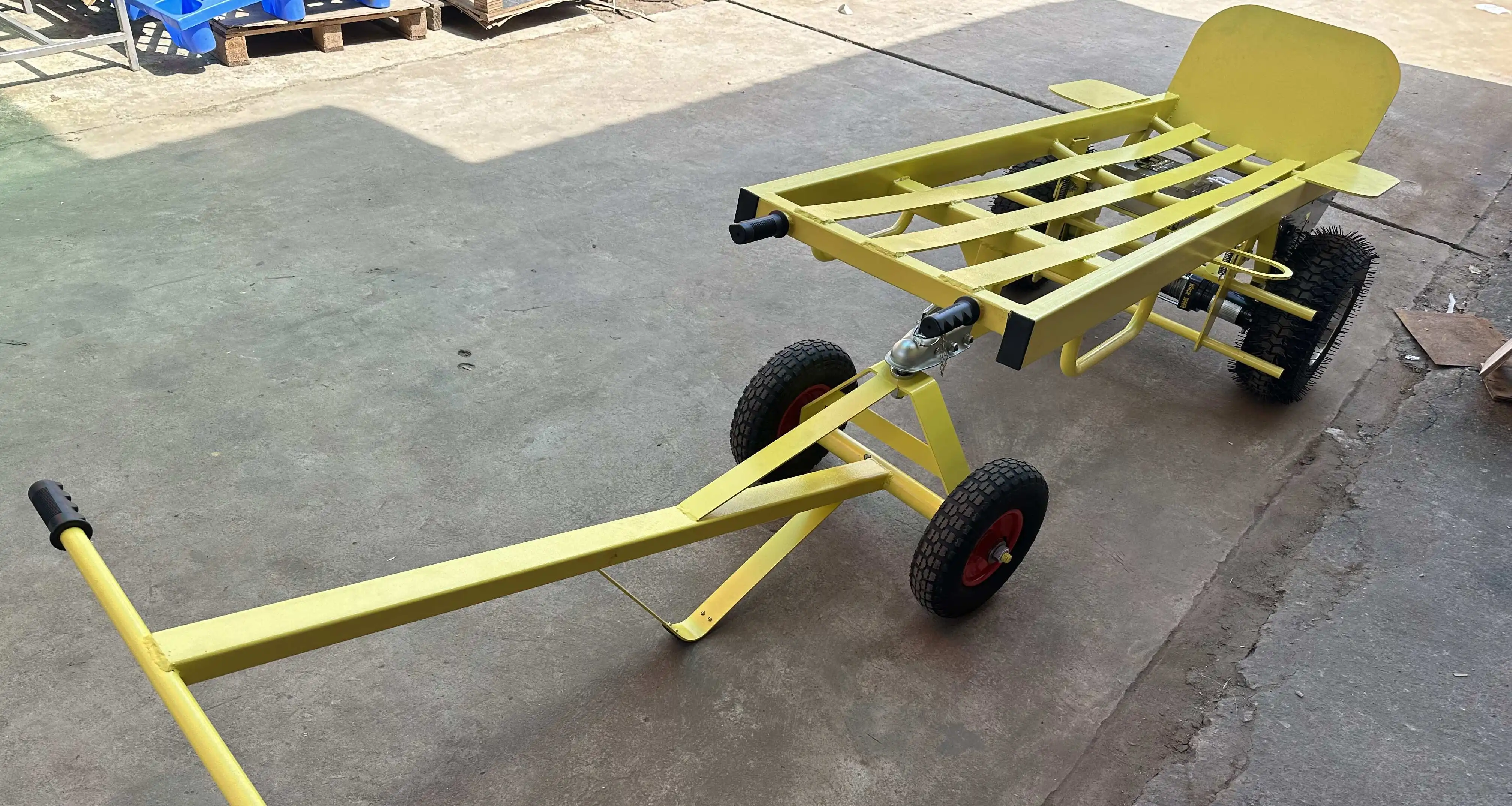 Heavy Duty Dolly With Electric Winch Inflatable Movers And Inflatable