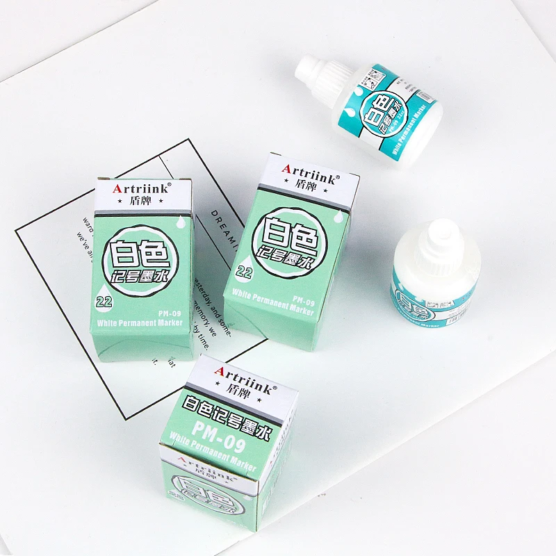 Хорошее качество белые маркерные чернила оптовые продажи заправляющие сухое стирание перманентные