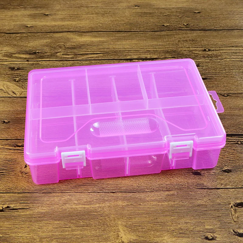 2tier Stackable Storage Container Box With 8 Compartments,Plastic