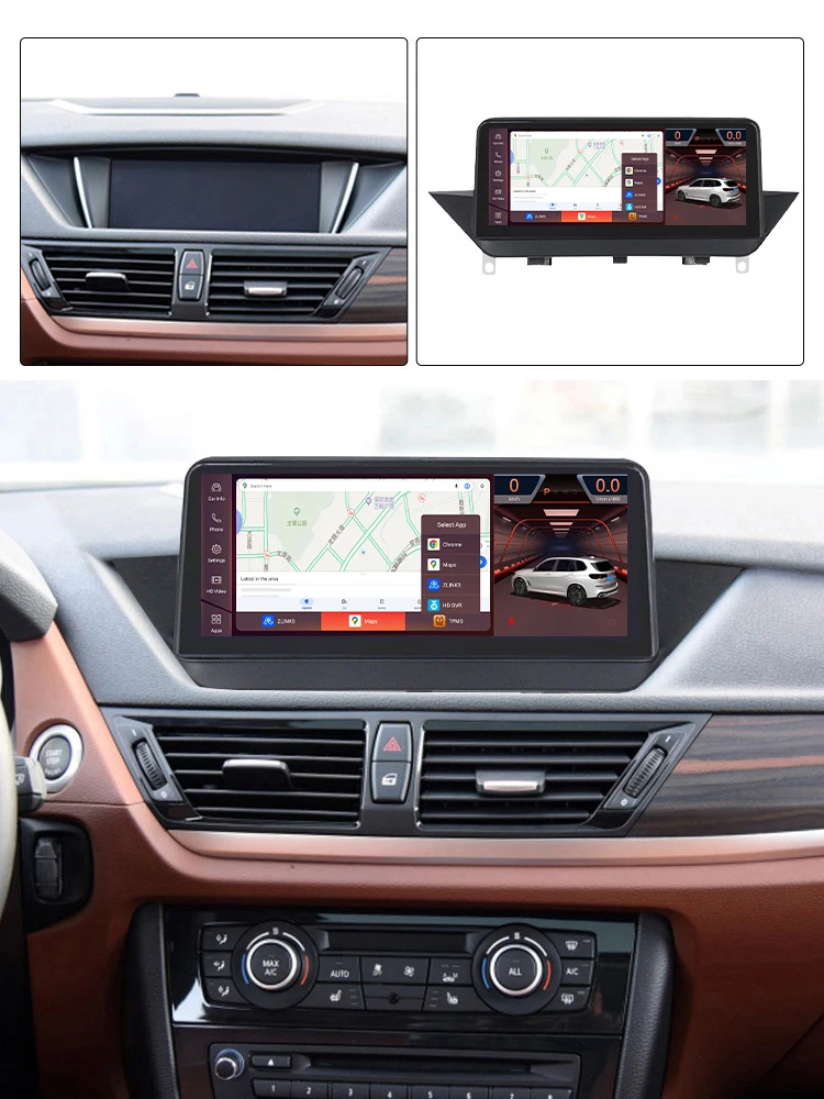 ID8 680 Android 13 Screen BT 5.0 Car-play Player Stereo Audio for BMW X1 E84 2009-2015 WIFI Car GPS Android Car Radio