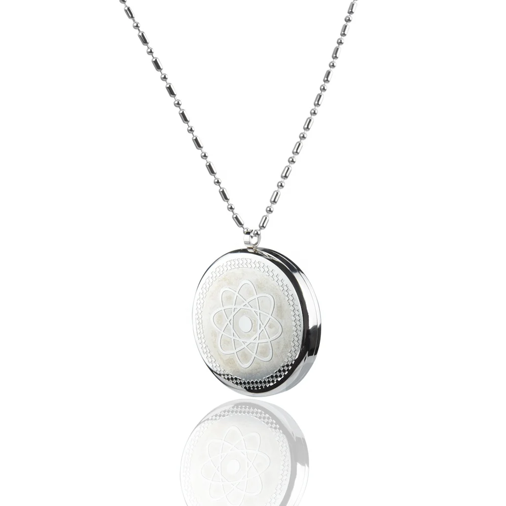 Authentic Japanese Technology 4-in-1 Scalar Energy Pendant Gold Plated Stainless Steel Health Jewelry Necklace
