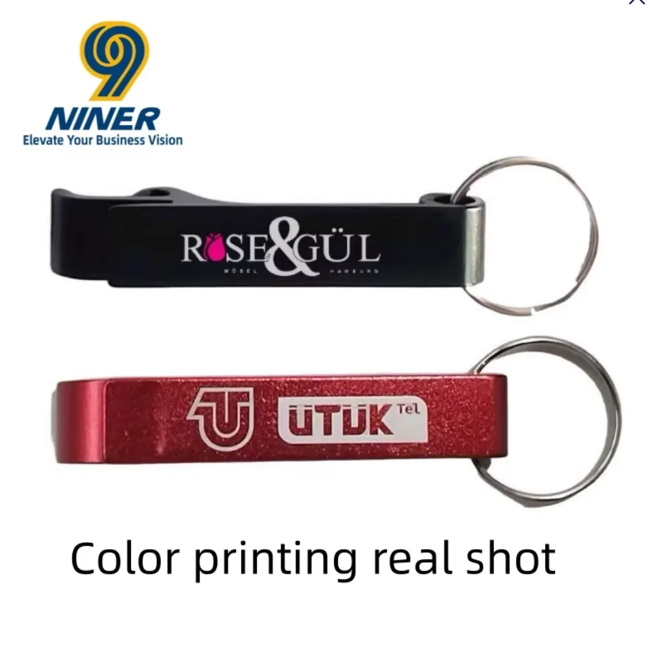 Factory Direct Custom Logo Keychain Blanks Metal Beer Bottle Opener with Souvenir Aluminium Wholesales Promotion Gift preview 3