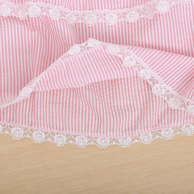 100% хлопок дышащий полосатый без рукавов двухслойные летние платья для детей