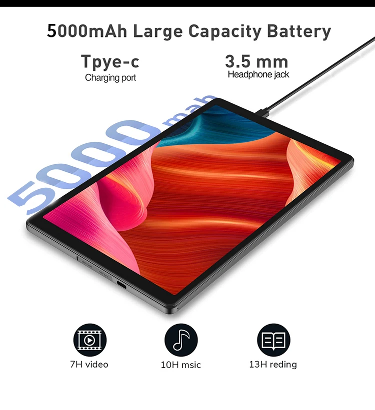 Android 15タブレット8GB + 256GB 10.4インチオクタコア