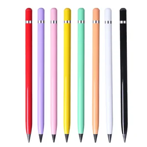 Colorful Eco-HB Metal Pencil for School and Office Inkless Black Technology Endless Writing and Drawing Graphics