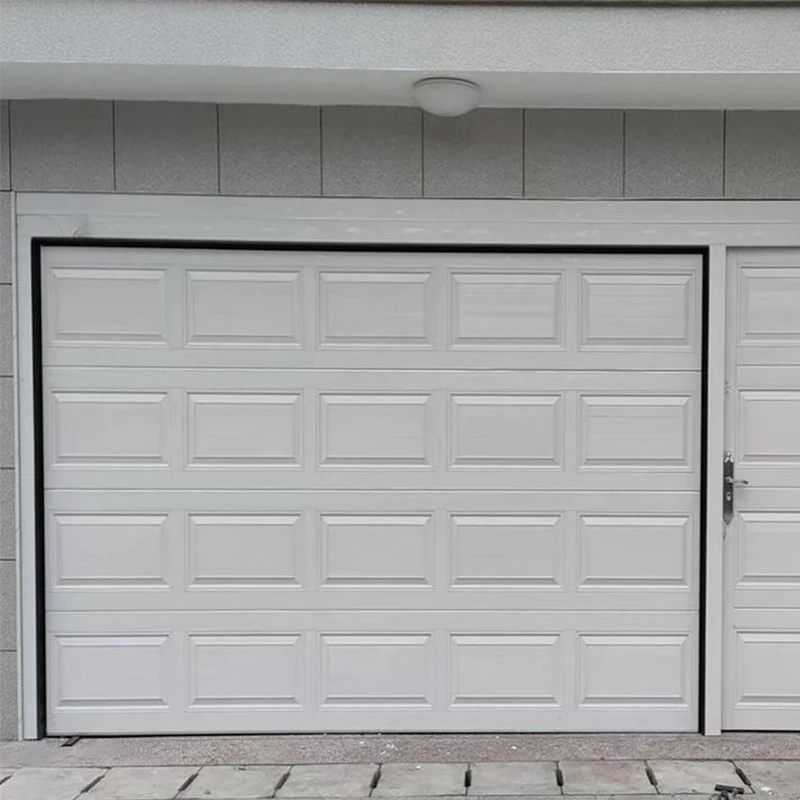 Customized Modern Design Aluminum Anti-theft Garage Door Residential Waterproofing Automatic Sectional Garage Door for Villa