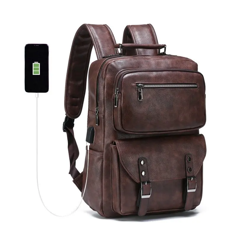 Best Durable Travel Backpack 40l Mens Smart Computer Bag Anti Theft Rucksacks USB Charging Laptop Vintage Leather Bag for Laptop Best Durable Travel Backpack 40l Mens Smart Computer Bag Anti Theft Rucksacks USB Charging Laptop Vintage Leather Bag for Laptop