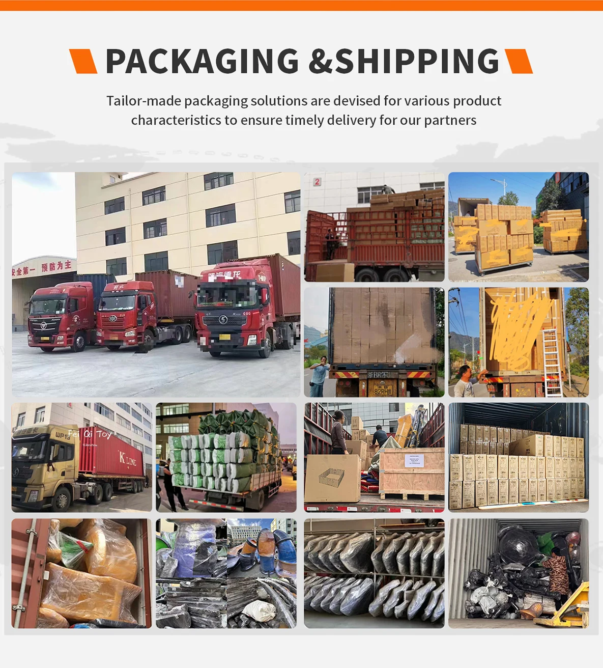 Packaging & shipping specifications