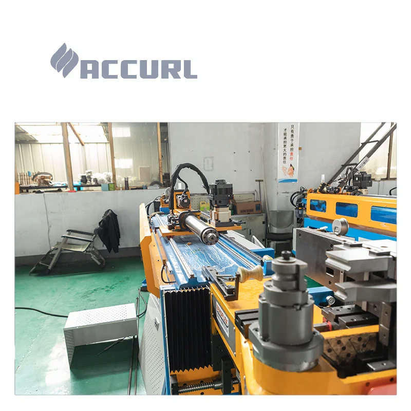 Accurl 80CNC Automatic Hydraulic Pipe Bender New Stainless Steel Carbon Steel Aluminum Plastic Alloy Steel Pipe Bending Machine