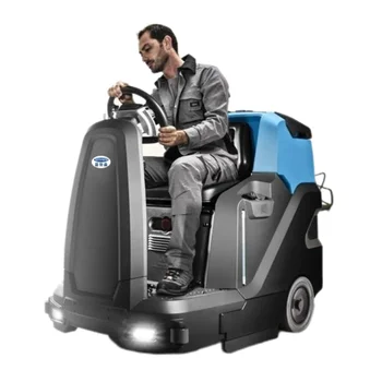 Ride On Scrubber Industrial Scrubber Machine Commercial Driving Electric Floor Washing Machine