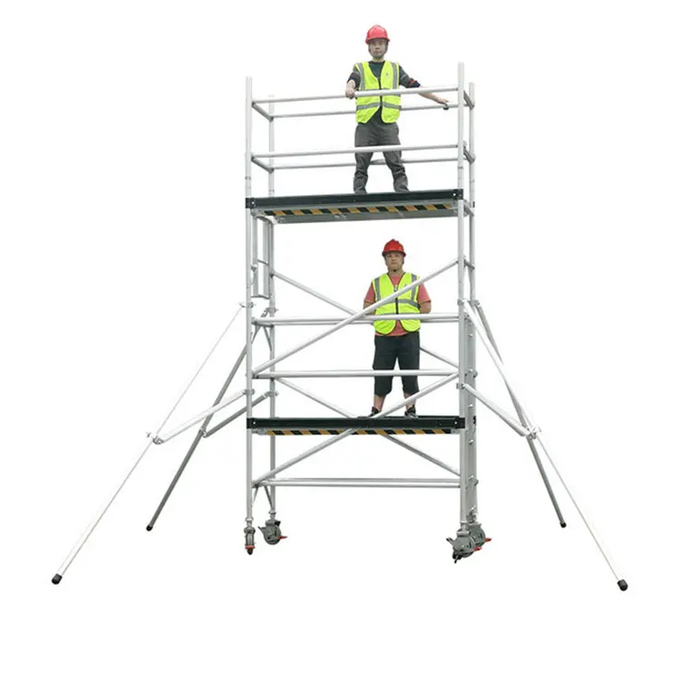 High Quality Aluminium Mobile Scaffolding System Scaffold Tower For