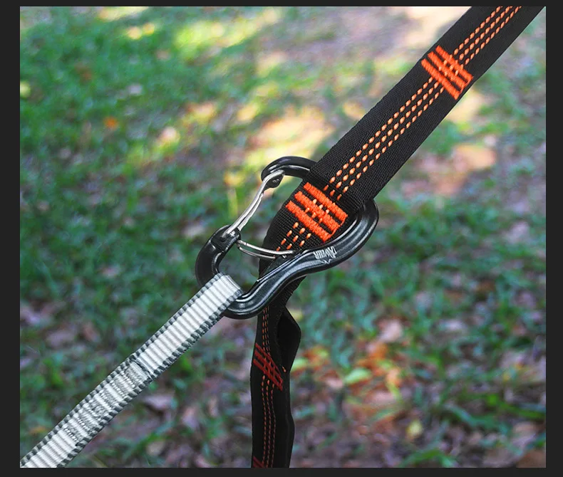 New Design 8KN Custom Camping Hammock StrapsMousqueton Spring Wire Gate Hanging Hook Aluminum Carabiner Clip