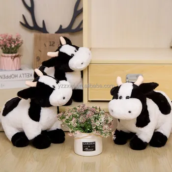 Custom best quality soft stuffed animal cow soft plush toys/Cow Farm Animal Stuffed Toys Plush Farm Animals