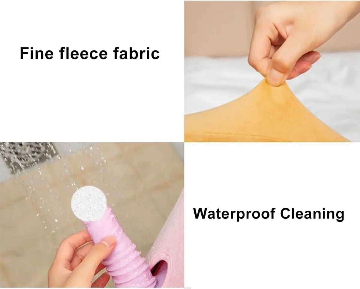 2 in 1 Stuffed Animal, Remote Control 3 Speed 9 Vibration Frequency Heating Function Automatic Thrusting Plush Dildo for Women