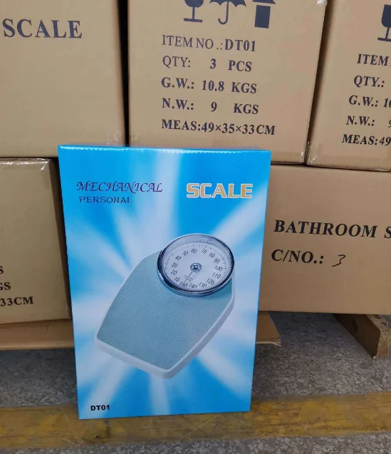 Factory Dt01 150kg Portable Mechanical Weighing Scale Bathroom Scale