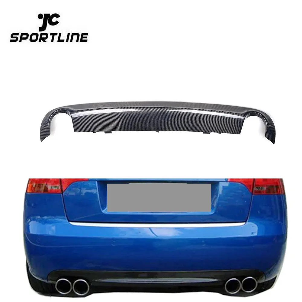 Audi A4 リアーディフューザー Audi A4 B7（06-08）用カーボンリアリップディフューザー 新品