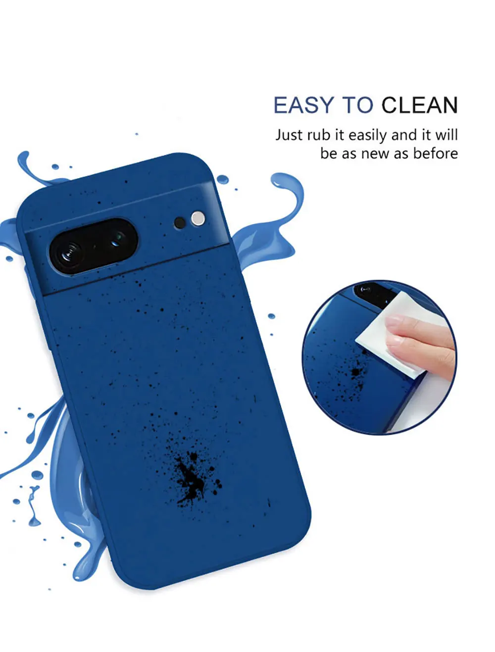 Liquid Silicone Case For Google Pixel 5A 4A 3A 5 4 3 Xl Simple Business Pure Colour Phone Camera Lens Protection Sjk410 Laudtec manufacture