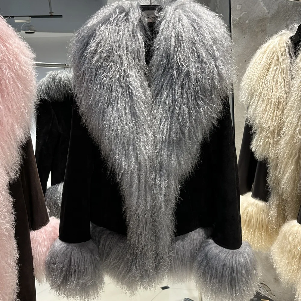 レディース 【2025WINTER 】Fur Blouson Light gray Sサイズ