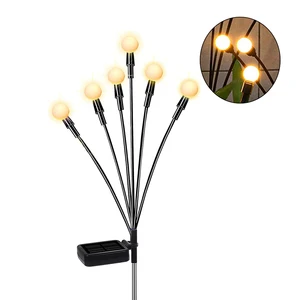 Vertak 1.2V Waterproof IP65 Led Solar Garden Firefly Lights Garden Uplight Fireflies Yard Lights