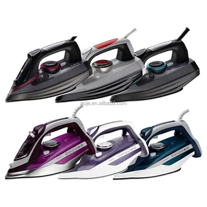 AOJA Ceramic 3-in-1 Dry/Spray/Steam Iron | 2200W Power Variable Steam Control LED Light & Anti-Calc Technology