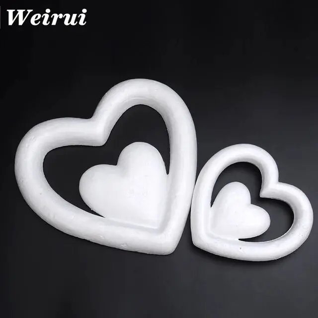 large size poly dragon foam heart