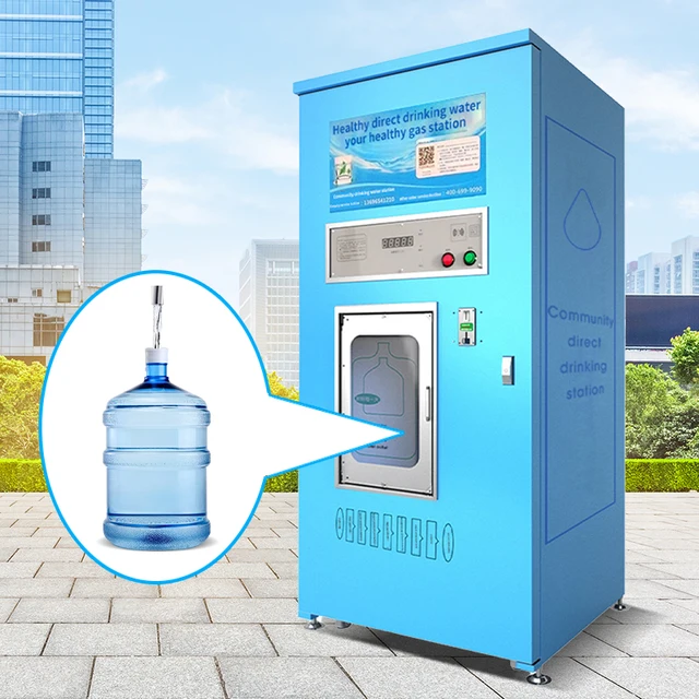Reverse Osmosis RO Purified Water Vending Machine Pure Water Purification Vending System Coin Operated Machine for Water Sale