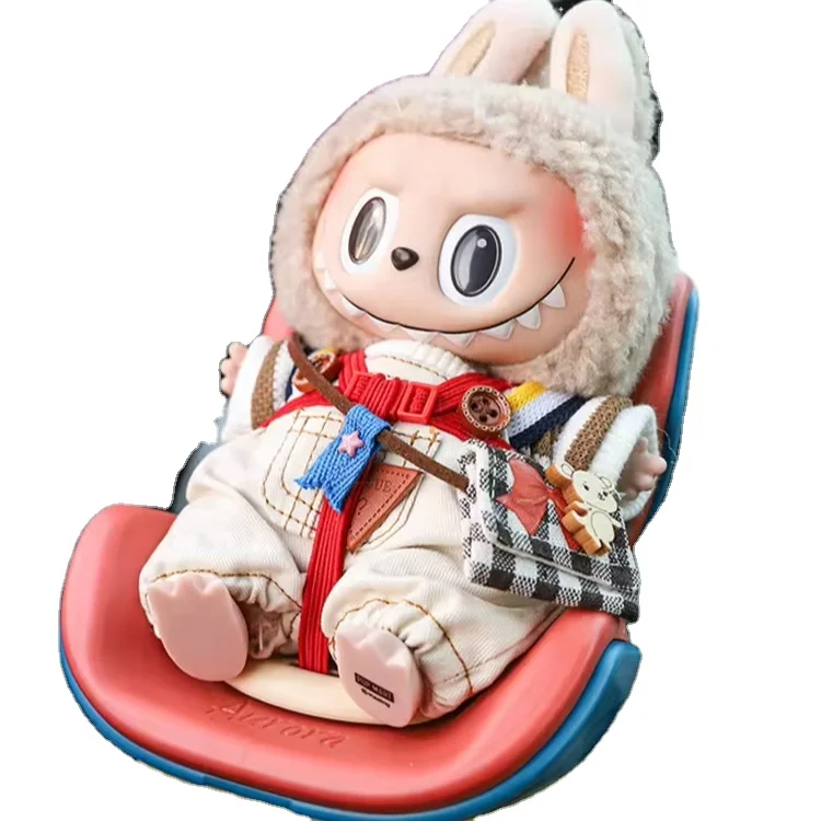 JM Pop Mart Labubu Macaron Cloth Seat Model Decoration