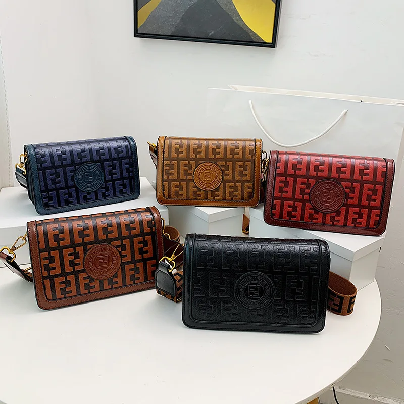 Ins New Trend Name Brand Chocolate Purses And Ladies Women Shoulder