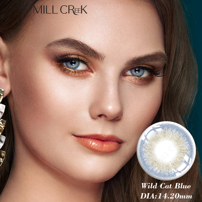 Popular Pure Color Contact Lenses For Black And White Eyes