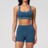 Blue bra+short