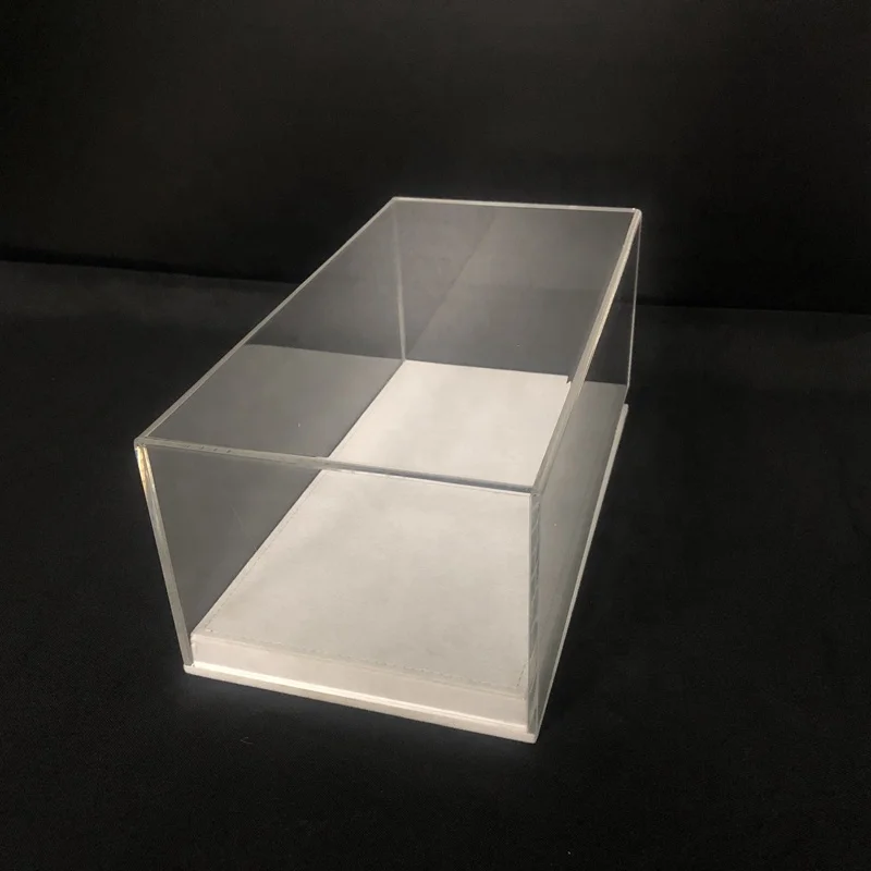 Small clear Acrylic Display Box With Screw Lock Acrylic Shoe case