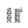 Quality Brass with 18K white gold plated