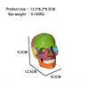 15 colored skulls