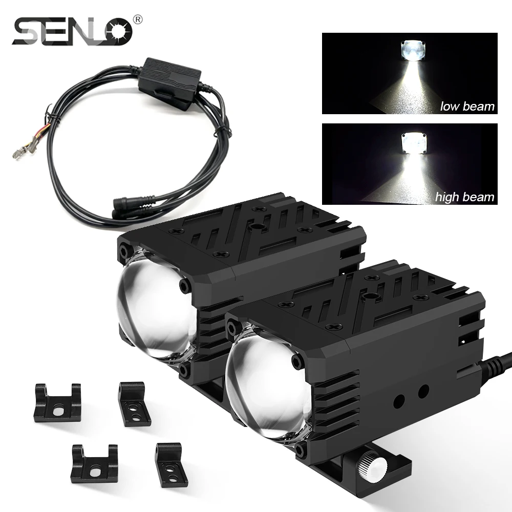 2026 New Mini LED Fog Light for Motorcycle – 4000LM Waterproof