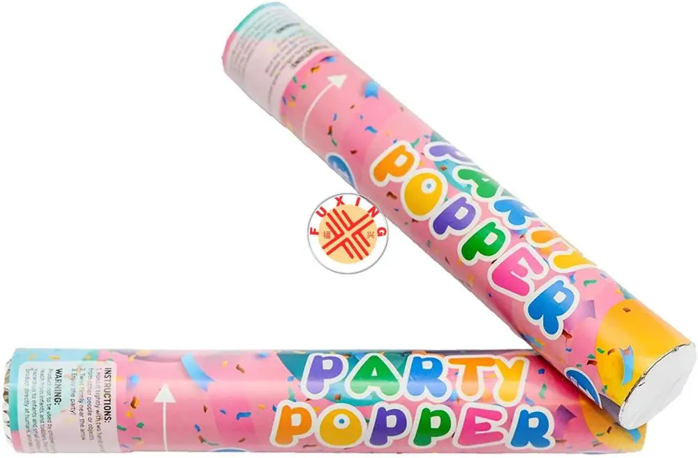 12 Piece Confetti Cannon Party Poppers