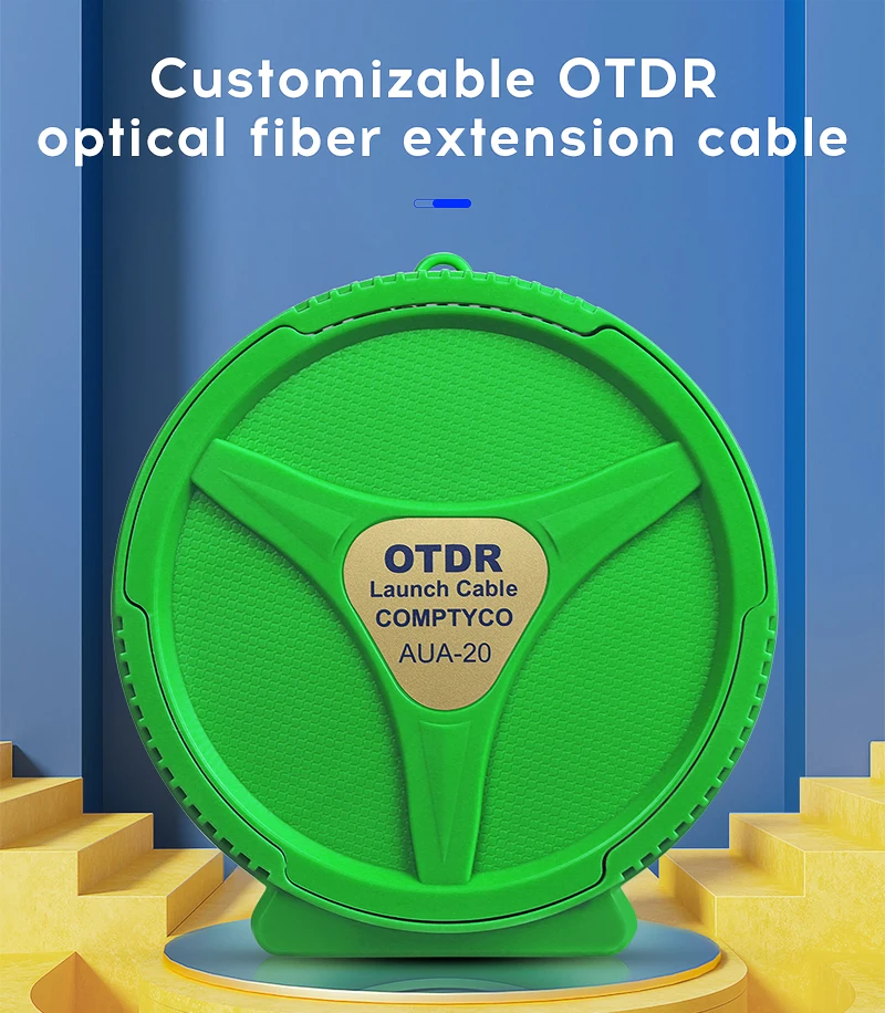 COMPTYCO AUA-20 SC/FC/ST/LC-UPC/APC OTDR Test extension line Customized length/Type/Connector Fiber Optic OTDR Launch Cable Box supplier