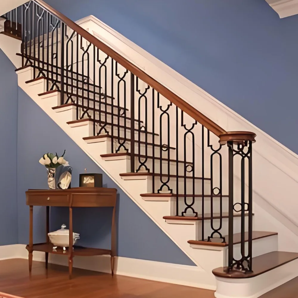 Creative Guardrail Wrought Iron Stair Railings Laser Cut Guardrail ...