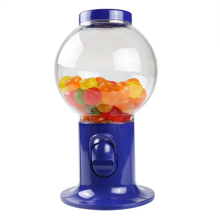 Candy Box Mini Candy Machine Toy Dispenser Plastic Bubble Gumball Box Candy Dispenser Gumball Machine