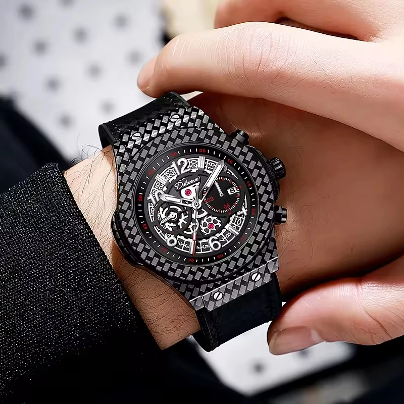 DULUNWE 6067 Luxury Luminous Men's Watch