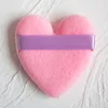 Pink heart purple ribbon