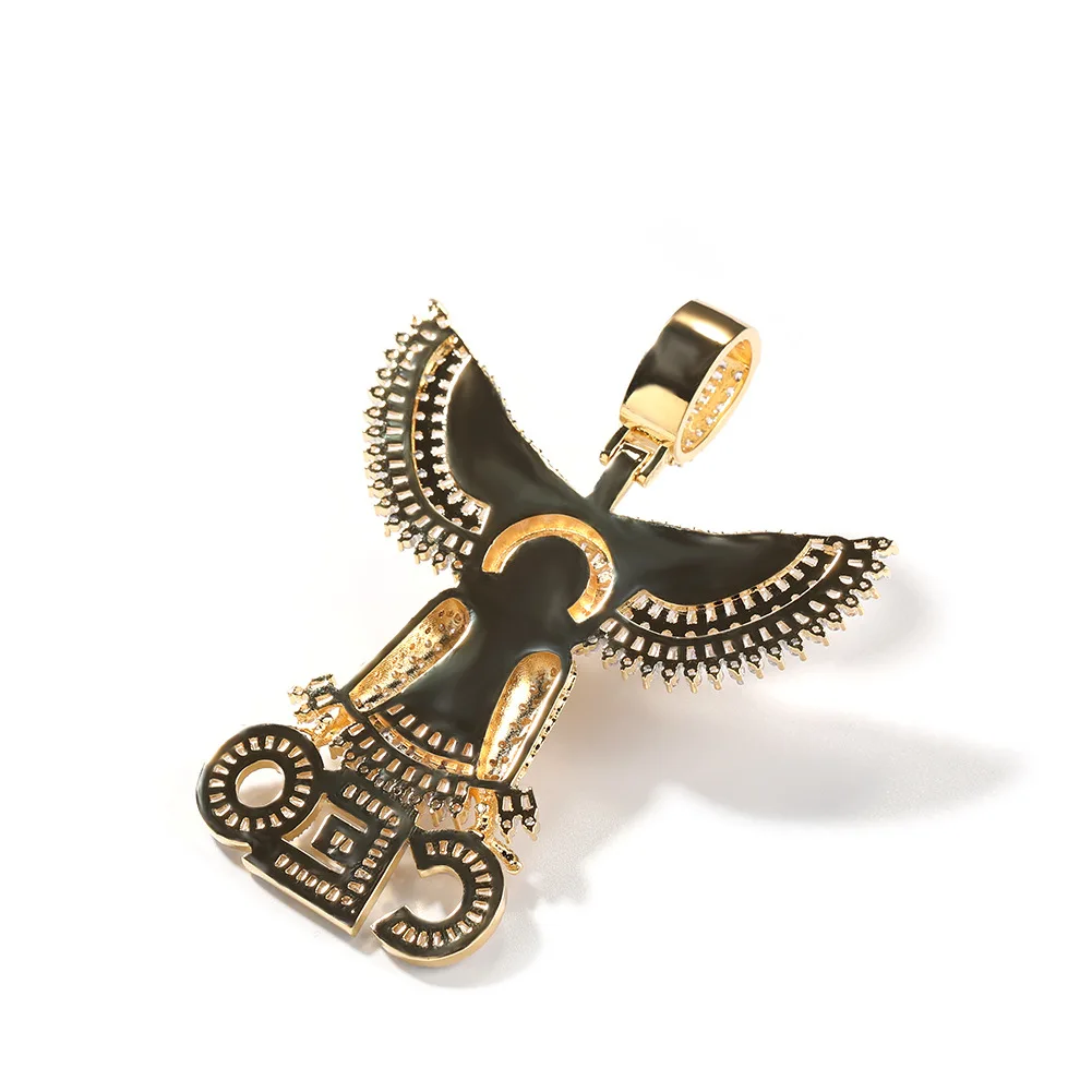 2023 New Hip Hop Rapper Men Pendant High Quality Gold Micro Pave CZ ...