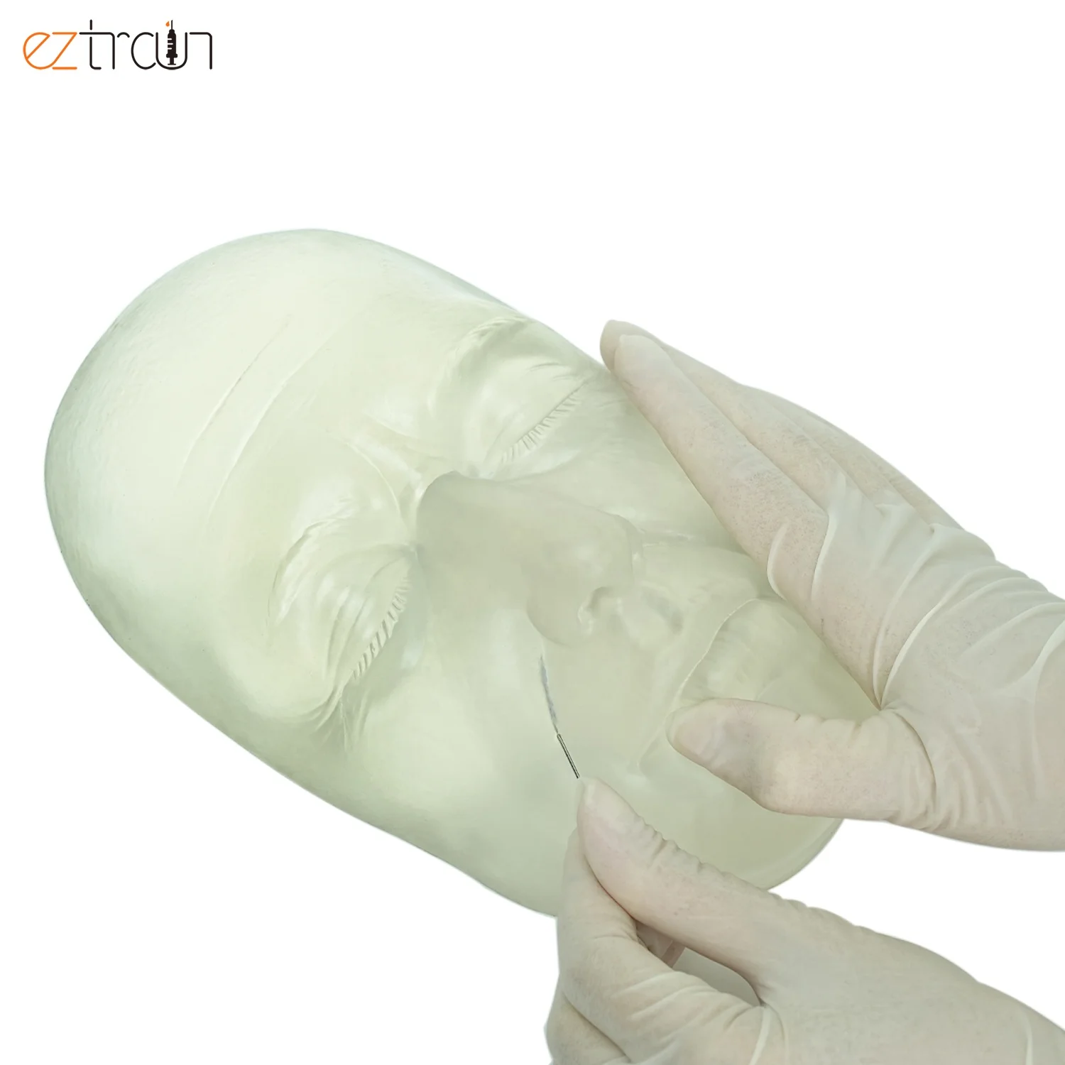 Injection Training Mannequin Clear Transparent Facial Harmonization POD Botox Dermal Filler Anatomical Model for Injection