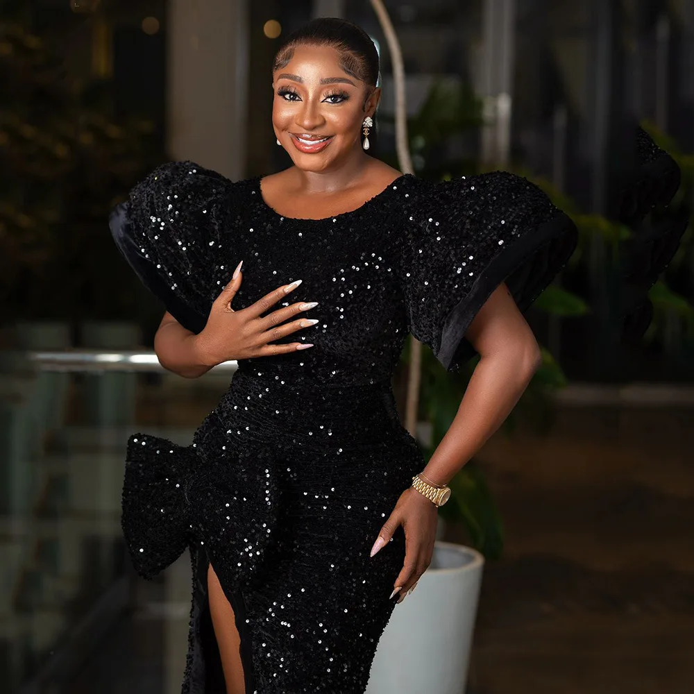 new look black sequin dress The Empire Sequin Dress. Black sequins creates a powerful glow, reflecting light and confidence in every movement